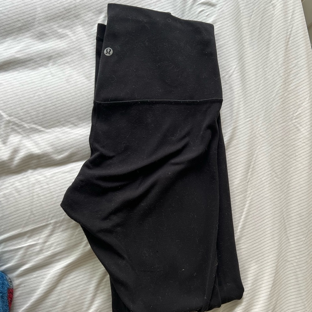 Lululemon Athletica leggings, black, size 8